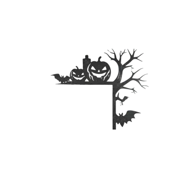 Halloween Door Corner Decoration