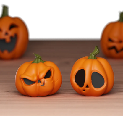 Halloween 2 Model Pumpkin - Set of 6