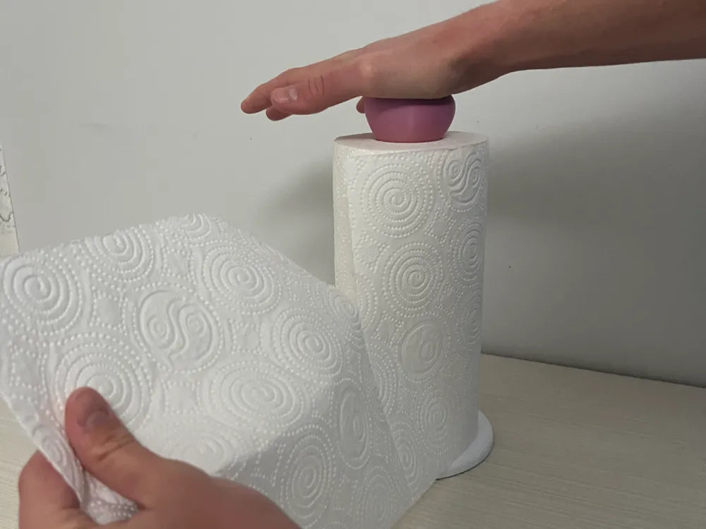 Push To Tear Kitchen Paper Towel Holder