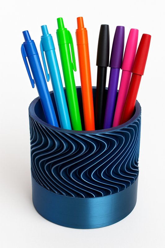 Wavy design multi purpose pot